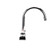 Component Hardware KL41-4002-RE1 4" Centers Stainless Steel Deck Mount Gooseneck Spout Encore Workboard Faucet
