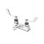 Component Hardware KL83-4004-CE4 4" Straight Cast Spout Deck Mount Centerset Encore Faucet