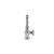 Component Hardware KL33-9010-SE2 10" Stainless Steel Deck Mount Single Encore Faucet