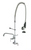 Component Hardware KL69-1000-AF4 12" Horizontal Tubular Swing Spout Add-On Faucet Single Hole Wall Mount Encore Pre-Rinse Assembly