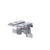 Component Hardware KL25-3000 Rough Chrome Self Closing Dual Lever Encore Knee Valve