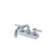 Component Hardware TLL11-4108-SE1Z 8" Standard Swing and Swivel Deck Mount Top-Line Workboard Faucet