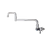 Component Hardware KL70-9218-SE1 3.5" Double Jointed Stainless Steel Horizontal Swing Spout Wall Mount Encore Faucet
