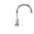 Component Hardware TLL11-4102-SE4Z 6" Gooseneck Deck Mount Top-Line Workboard Faucet