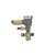 Component Hardware KL50-X198 0.5" NPT Chrome Anti-Siphon Vacuum Breaker