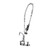 Component Hardware KL34-1012-BR 12" Tubular Swing Spout Add-On Faucet Wall Mount Encore Quik-fil High Volume Pre-Rinse