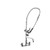 Component Hardware KL34-1012-BR 12" Tubular Swing Spout Add-On Faucet Wall Mount Encore Quik-fil High Volume Pre-Rinse