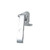 Component Hardware KL25-4000 Rough Chrome Self Closing Single Lever Encore Knee Valve