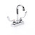 Component Hardware KL41-4000-SE4 4" Centers Stainless Steel Deck Mount Gooseneck Spout Encore Workboard Faucet