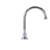 Component Hardware KL74-9002-R 6" Stainless Steel Rigid Gooseneck Deck Mount Encore Spout Base