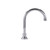 Component Hardware KL74-9002 6" Stainless Steel Swivel Gooseneck Deck Mount Encore Spout Base