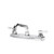 Component Hardware TLL11-8108-SE1Z 8" Standard Swing and Swivel Deck Mount Top-Line Workboard Faucet