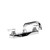 Component Hardware TLL11-8108-SE1Z 8" Standard Swing and Swivel Deck Mount Top-Line Workboard Faucet