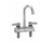 Component Hardware KL41-4000-RE1 4" Centers Stainless Steel Deck Mount Gooseneck Spout Encore Workboard Faucet