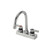 Component Hardware KL41-4002-SE1 4" Centers Stainless Steel Deck Mount Gooseneck Spout Encore Workboard Faucet