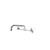 Component Hardware TLL11-8112-SE1Z 12" Standard Swing and Swivel Deck Mount Top-Line Workboard Faucet