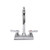 Component Hardware TLL11-4102-SE1Z 6" Gooseneck Deck Mount Top-Line Workboard Faucet