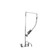 Component Hardware KL53502612AF4 12" Horizontal Tubular Spout Add-On faucet Wall Mount Encore Pre-rinse Assembly