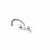 Component Hardware KL41-4109-SE1 Standard Swing and Swivel Ceramic Valves Encore Workboard Faucet