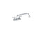 Component Hardware TLL11-4112-SE1Z 12" Standard Swing and Swivel Deck Mount Top-Line Workboard Faucet