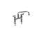 Component Hardware KL67-6012 12" Standard Swing and Swivel Deck Mount Encore Faucet