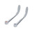 Component Hardware K50-0001-6 6" Chrome Plated Universal Wrist Blade Handles