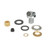 Component Hardware K36-5000 0.5" NPT Polished Chrome Plated Brass Trough Inlet Fitting