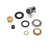 Component Hardware K36-5000 0.5" NPT Polished Chrome Plated Brass Trough Inlet Fitting