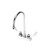 Component Hardware KL41-4001-SE4 4" Centers Stainless Steel Deck Mount Gooseneck Spout Encore Workboard Faucet