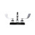 Component Hardware KL41-4006-SE4 4" Centers Stainless Steel Deck Mount Encore Workboard Faucet