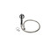 Component Hardware KL50-Y000 44" Long Stainless Steel Outer Casing Encore Premium Pre-Rinse Hose with Grip and Angled Spray Valve