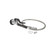 Component Hardware KL50-Y000 44" Long Stainless Steel Outer Casing Encore Premium Pre-Rinse Hose with Grip and Angled Spray Valve