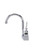 Component Hardware KL83-4002-RE4 6" Stainless Steel Rigid Gooseneck Spout Deck Mount Centerset Encore Faucet