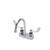 Component Hardware KL83-4002-RE4 6" Stainless Steel Rigid Gooseneck Spout Deck Mount Centerset Encore Faucet