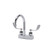 Component Hardware KL83-4002-RE4 6" Stainless Steel Rigid Gooseneck Spout Deck Mount Centerset Encore Faucet