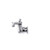 Component Hardware K77-8002 2" L Chrome Plated Brass Without Bracket Wall Mount Encore Service Sink Faucet