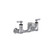 Component Hardware K77-8002 2" L Chrome Plated Brass Without Bracket Wall Mount Encore Service Sink Faucet