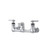 Component Hardware K77-8002 2" L Chrome Plated Brass Without Bracket Wall Mount Encore Service Sink Faucet