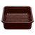 Cambro 1722CBR131 16.87" L x 21.87" W x 4.75" H Hi-Impact Plastic Dark Brown Cambox - 12/Case