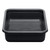 Cambro 1722CBR110 16.87" L x 21.87" W x 4.75" H Hi-Impact Plastic Black Cambox - 12/Case