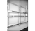 New Age 95403 Left Upright for Wall Mount Cantilever 72" Locking Tabs Spaced On 12" Centers