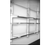 New Age 95404 Right Upright for Wall Mount Cantilever 72" Locking Tabs Spaced On 12" Centers