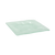 FOH DSP011FRG22 8" W Square Textured Glass Arctic Plate