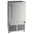 U-Line UACR014-SS01A 14" W Undercounter 23 Lbs. per 24 Hr Crescent Stainless Steel ADA Series Ice Maker With Bin - 115 Volts