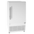 U-Line UACR015-WS01A 14.81" W Undercounter 25 Lbs. per 24 Hr Crescent White ADA Series Ice Maker With Bin - 115 Volts