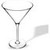 Carlisle 564607 9 Oz. Clear Polycarbonate Carlisle - Alibi Martini Glass