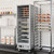 Koolmore KM-CH36-WNGL 33.1" W Silver Aluminum 36 Pans Full-Size Commercial Heated Holding Cabinet - 120 Volts