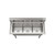 Koolmore KM-SC151514-N316 51" W 16 Gauge Galvanized 3 Compartments Sink