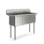 Koolmore KM-SC151514-N316 51" W 16 Gauge Galvanized 3 Compartments Sink