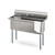 Koolmore KM-SC151514-N316 51" W 16 Gauge Galvanized 3 Compartments Sink